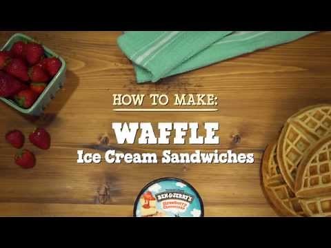 Waffle Ice Cream Sandwiches: How To Make | Ben & Jerry's