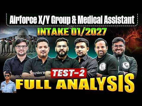 Airforce X/Y Group & Medical Asst. ( All Subject ) | Replica Test - 2 | Conecpts+Questions