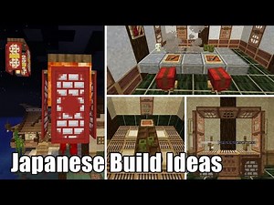 Minecraft Japanese House Build Hacks | Decorate a Japanese House