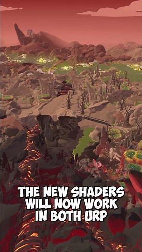 Nature Biomes URP update. Looking great now straight out of the box. #unity #gamedev #leveldesign