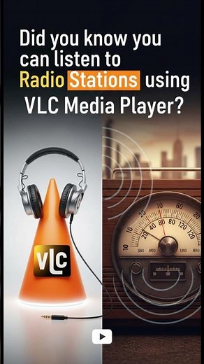 Did you know you can listen to Radio stations using VLC ? #didyouknow