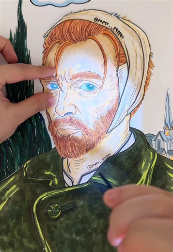 Restoring Van Gogh’s Ear: ASMR Papercraft Makeover