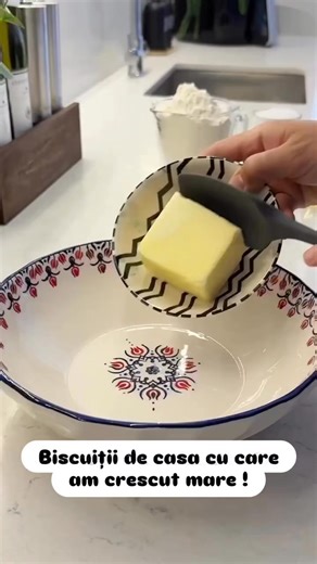 Ingrediente si mod de preparare: 350 /400 g făină albă 140g zahăr pudră 2 ouă -150 g unt moale la temperatura camerei -1 pahar de ulei (150g) -1 pliculet praf de copt -1 pliculet vanilie -eu adaug si lamaie razuita pentru ca ador ! 1 Lăsați untul să se înmoaie timp de o oră în afara frigiderului, apoi amestecați-l cu zahărul, bătând amestecul cu un mixer electric sau manual până devine cremos. 2 Adăugați ouăle, apoi uleiul,amestecând constant, până se combină complet. 3 Adăugați făina puțin câte