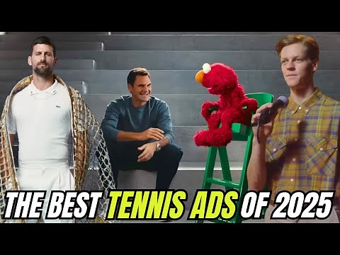 The Best Tennis Commercials of 2025 (Federer, Djokovic, Sinner & Alcaraz Like You’ve Never Seen!)