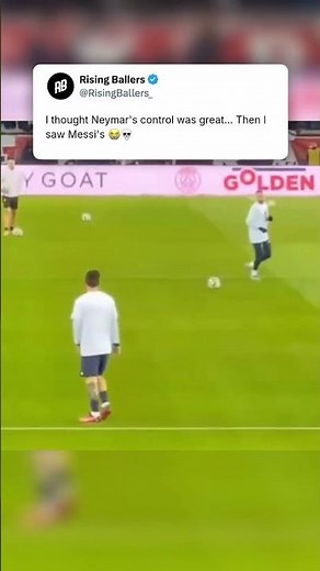 Insane ball control from Messi and Neymar in training 🔥 #shorts #soccer