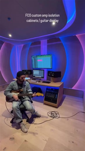 😍 Custom amp isolation cabinets 📷 Chris Owens #guitar #design #amps #isolationcabinets #music #display #protools #avid | Avid Pro Tools