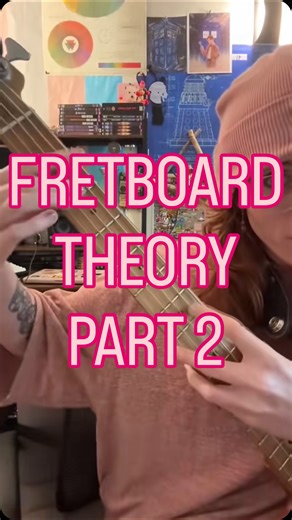 sirena 🧜‍♀️ on Instagram: "bass & guitar players! fretboard theory is NOT the same thing as music theory, despite being closely related. if you don’t have an understanding of how the fretboard works, you’re never gonna be able to fully internalize/execute any music theory ideas. you can be a music theory genius, and still be clueless in how that stuff applies to guitar and bass. PLZZZZZZ make sure you learn this. If you take private lessons with me, expect to be met with these concepts regularl