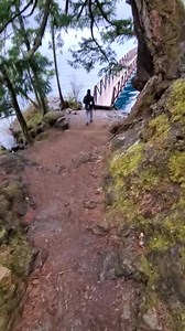 The famous Devils Punchbowl area in Olympic National Park. The swimming hole here is said to be 1000 feet deep! Share this with someone you'd want to go here with! #olympicnationalpark #lakecrescent #swimminghole #pacificnorthwest #hikingtrails | The Nature Seeker