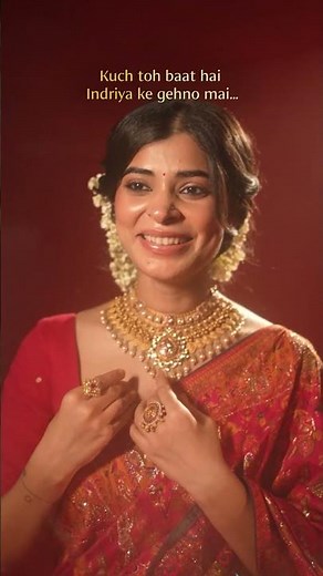 This Akshaya Tritiya, fall in love with gold all over again, with Indriya's exquisite jewellery.