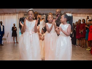 CUTE CONGOLESE WEDDING ENTRANCE DANCE BY KIDS | Grace & Tony