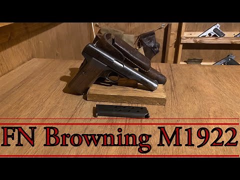 FN Browning Model 1922 (.32 ACP) History & Shooting Demo