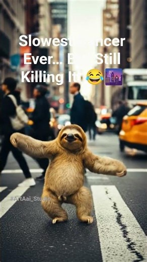 You Didn’t Expect a Sloth to Dance Like This #comedy #shortvideo #ai #funny #animation