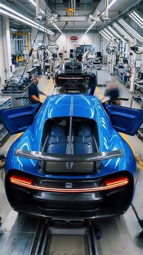 Bugatti Chiron Built in 20 Seconds! Timelapse
