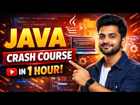 Java Crash Course for Beginners 🔥 | Learn Java in 1 Hour (Live)