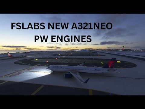 MSFS2024 KJFK departure NEW FSLABS A321NEO PW ENGINES
