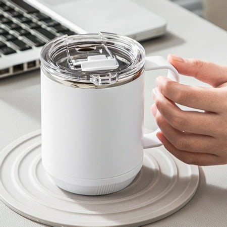 RXIRUCGD Coffee Mug, Portable Double Layer Stainless Steel Mug With Lid And Handle, Induction Heatable, Insulated Coffee Mug For Travel, Camping, Office - Walmart.ca
