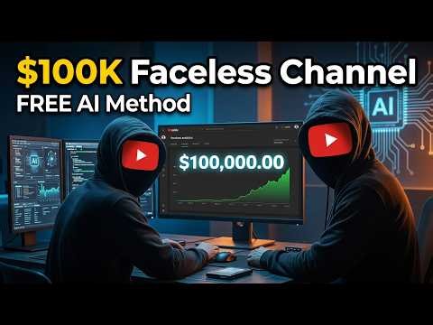 How I Created a $10,000/Month Faceless YouTube Channel Using FREE AI Tools (Step-by-Step)