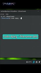 Install .deb Files in Linux Mint with One Terminal Command #shorts
