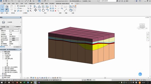 Revit软件地质模型创建