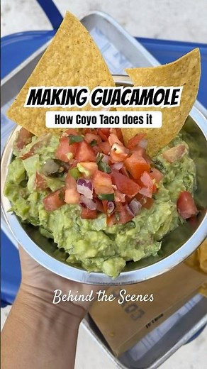 GUAC is always the answer: Behind the scenes with Coyo Taco making #guacamole #holyguacamole #guac