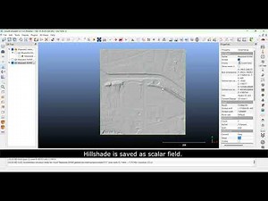 CloudCompare tutorial, use hillshade and colors