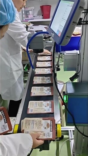 Precise date coding on potato chip foil bags with CO2 laser technology