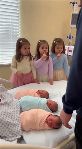 Three Little Princesses vs One Loud Cry 😱👶