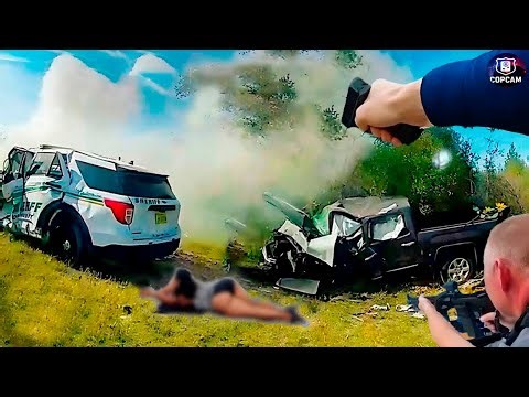 Most TERRIFYING High Speed Police Chases Caught on Dash Cam, would not believe it if not seen it #99