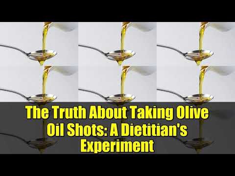 The Truth About Taking Olive Oil Shots: A Dietitian's Experiment