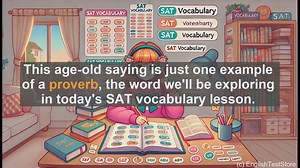 5000 Must Know SAT Vocabulary - SAT Vocabulary: Understanding Proverbs