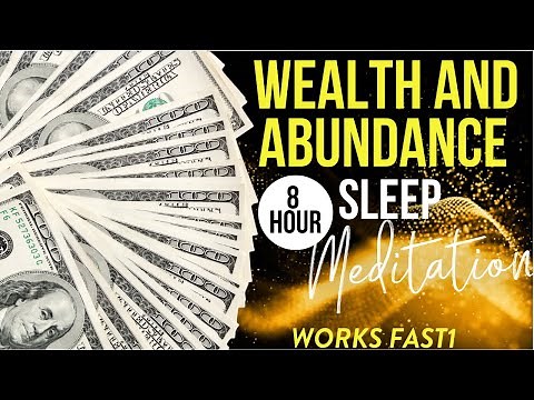 Wealth + Abundance Sleep Meditation | MANIFEST MONEY WHILE YOU SLEEP [Works Fast!]