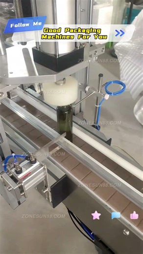 ZONESUN Automatic Bottle Stopper Pressing Cap Capping Machine