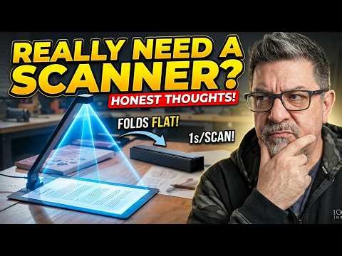 Joyusing ScanPad 100 Pro Review & Demo | Fast Portable Document Scanner for Home Office