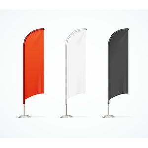 [Hot Item] Hot Sale Roadside Garden Ad Personalized Advertising Outdoor Custom Beach Feather Flag Banner Stand