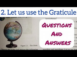 6th Std - Geography - Chapter 2 Let us use the graticule questions answers exercise - Class 6