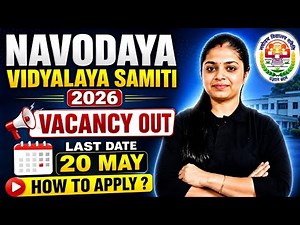 NVS 2026 Vacancy Update | Age Limit, Qualification & Apply Online