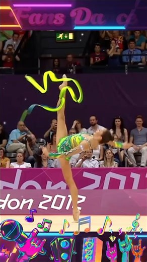 Rhythmic Gymnast Delivers a Breathtaking Performance