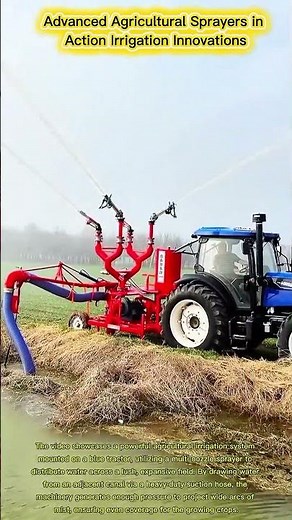 Advanced Agricultural Sprayers in Action: Irrigation Innovations
