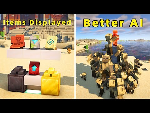 11 Amazing Minecraft Mods For 1.20.1 and Below (Items Displayed + Enhanced Hordes)