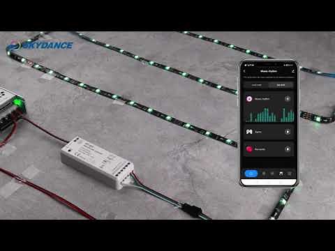 How is WiFi & RF RGB/RGBW SPI LED Controller Controlled-SKYDANCE