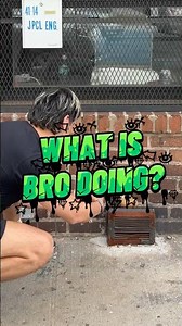WHAT IS BRO DOING 🫣🫪 #stooping #freestuff