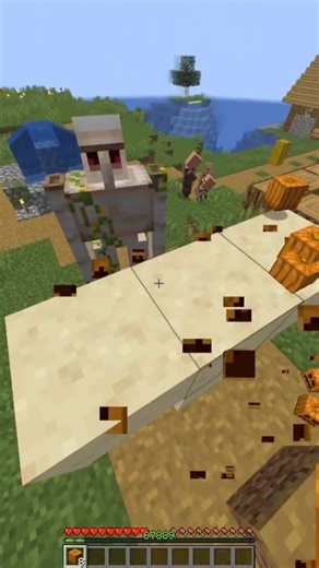Minecraft Iron golem is not letting me summon smooth sandstone #minecraftshorts #minecraft