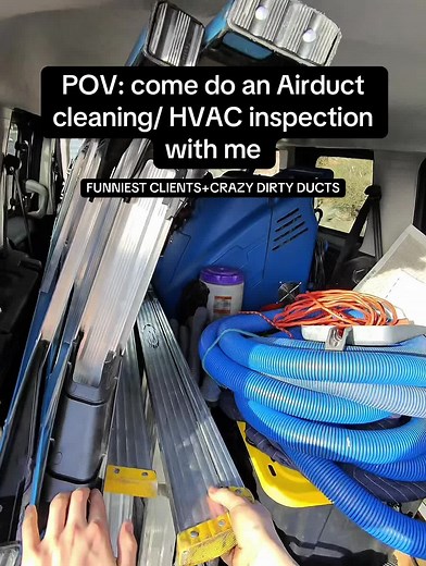 They kept seeing new layers of dust every couple hours… #lasvegasservices#hvacinspection#lasvegastiktok#airductcleaning#HVAC