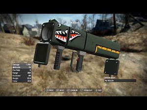 Fallout 4 Mod Review J7 Rocket Launcher