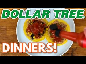 Eating On A Budget with Dollar Tree! $1.25 meal ideas!