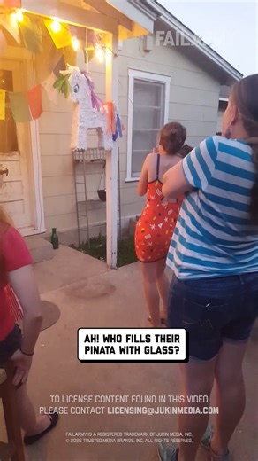 maybe, as a society, we should move past piñatas... 🤪 🤣 #party #pinata #fail | FailArmy