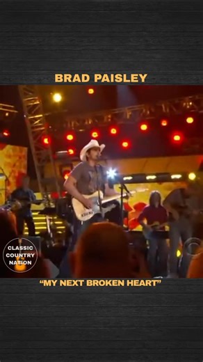 "Heartache never sounded this good 💔🎸. ‘My Next Broken Heart’ by Brad Paisley turns pain into pure country magic 🤠✨." | Classic Country Nation