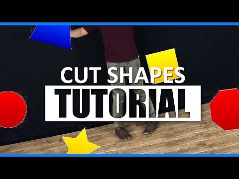 Cutting shapes tutorial! How to shuffle dance (Beginner move)