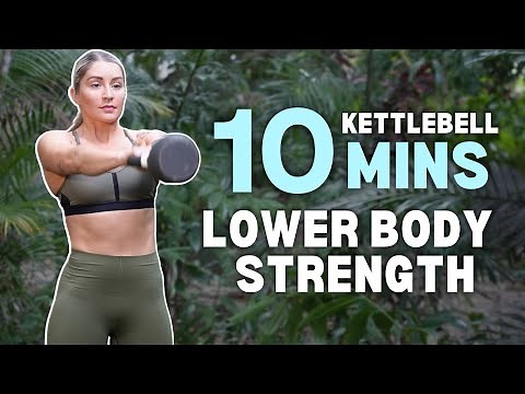 10 BEST Lower Body KETTLEBELL Exercises | 10 Mins Workout | Beginner Friendly