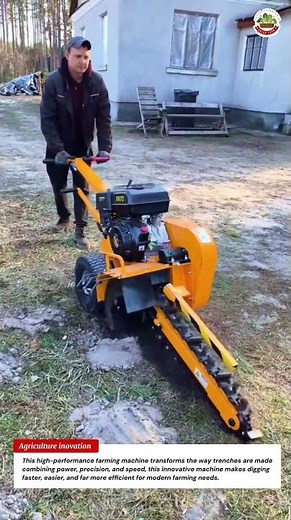 Powerful Trenching Farming Machine! Watch This Digging Beast in Action 🚜⚙️